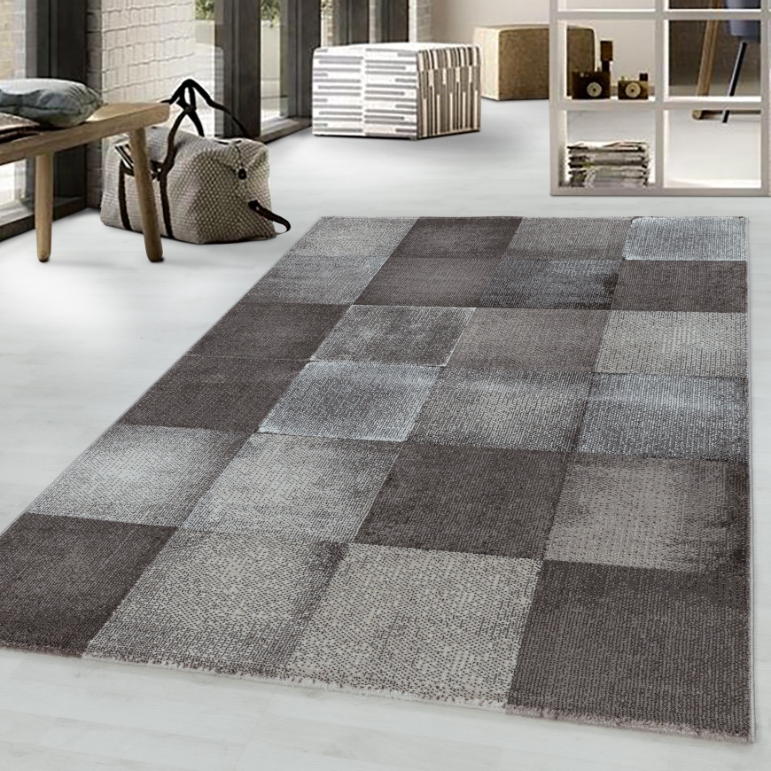 Costa Contemporary Brown Rugs